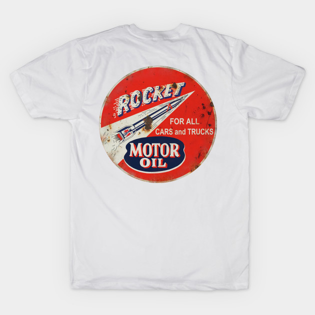 ROCKET MOTOR OIL SIGN by KUMAWAY